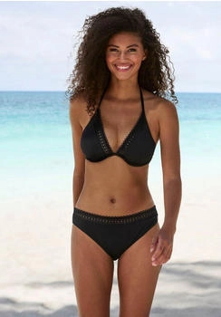 s.Oliver Bikini-Top Aiko schwarz Häkeloptik