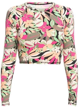 Roxy Printed Langarmshirt rosa orange grün