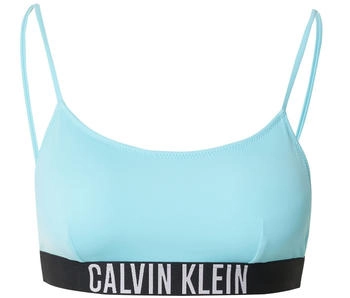 Calvin Klein Bikinitop 'Intense Power' hellblau schwarz weiß