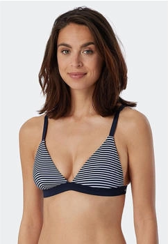 Schiesser Triangle Top Bikini dunkelblau