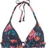Sunseeker Triangel-Bikini-Top marine-bedruckt