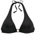 s.Oliver Triangel-Bikini-Top Rome breitem Bündchen schwarz