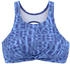 Elbsand Crop-Bikini-Top blau