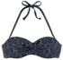 Elbsand Bügel-Bandeau-Bikini-Top 'Letra' schwarz