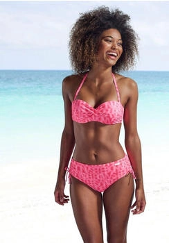 Elbsand Bügel-Bandeau-Bikini-Top Letra koralle