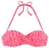 Elbsand Bügel-Bandeau-Bikini-Top Letra koralle