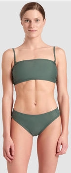Arena Team Stripe Bandeau Bikini sage