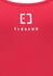 Elbsand Badeanzug Logoaufdruck vorn rot