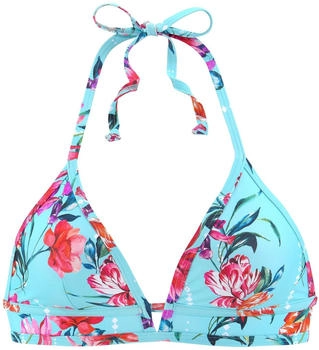 Sunseeker Triangel-Bikini-Top hellblau bedruckt C D