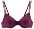 Lascana Bügel-Bikini-Top seitlich zu raffen bordeaux
