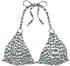Lascana Triangel-Bikini-Top oliv bedruckt A B
