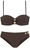 Vivance B&uuml;gel-Bandeau-Bikini mit edlen Zierkn&ouml;pfen