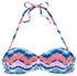 Venice Beach Venice Beach Bandeau-Bikini-Top blau orange