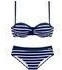 Lascana Bügel-Bandeau-Bikini (41616114) marine/weiß
