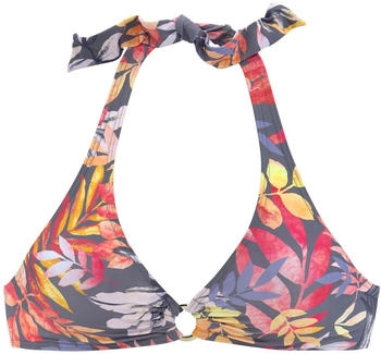 Vivance Dreams Triangel-Bikini-Top grau bedruckt
