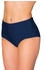 Aquarti Bikinihose Mittelhohem Bund dunkelblau