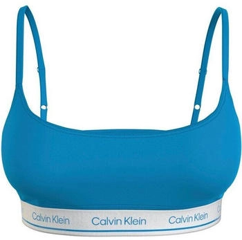 Calvin Klein Bandeau-Bikini-Top 'BRALETTE-RP' blau malibu blue
