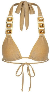 Moda Minx Bikini-Top Lumiere Steinbesatz gold