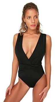Trendyol Breasted Collar One Piece schwarz
