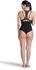 Arena Damen Schwimmanzug WOMEN'S MESH PANELS POWER BACK schwarz