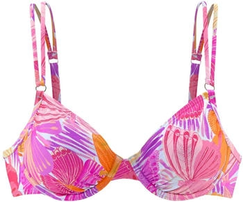 Sunseeker Bikinitop hellblau lila orange pink