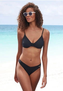 Sunseeker Triangel-Bikini-Top Loretta schwarz strukturiert