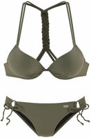 Buffalo Push-Up-Bikini mit geflochtenem R&uuml;ckendetail