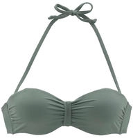 Bench. B&uuml;gel-Bandeau-Bikini-Top im Uni-Style