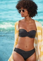 s.Oliver Bandeau-Bikini-Top "Spain" in unifarben mit Wickeloptik