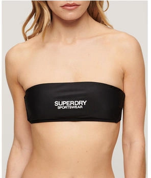 Superdry Bandeau-Bikinioberteil Logo schwarz W3010388A