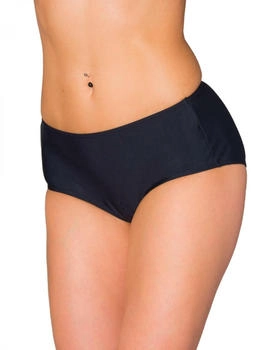 Aquarti Bikinihose Mittelhohem Bund schwarz
