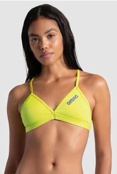 Arena Team Swim Top Tie Back Solid 004768650 soft gr&uuml;n