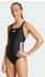 black/white: Adidas 3-Streifen-C-Back-Badeanzug