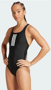Adidas 3-Streifen V-Back Badeanzug Black / White (JE1921)