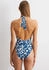 Marc O'Polo Neckholder-Badeanzug murphy marine print (10222737_Q850)