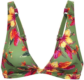 Lascana Triangel-Bikini-Top salbei pink bedruckt