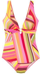 Bruno Banani Badeanzug orange bedruckt
