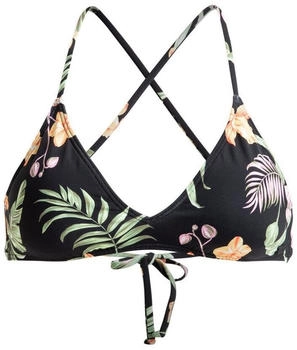 Roxy Print Beach Classics Athletic Tri Bikini-Top anthracite island escape