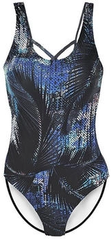 Beco Badeanzug Tropical Midnight schwarz blau