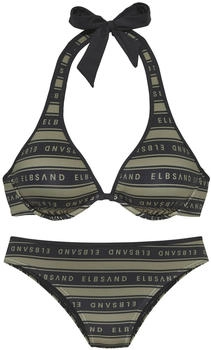 Elbsand B&uuml;gel-Bikini olive schwarz