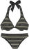 Elbsand Bügel-Bikini olive schwarz