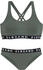Elbsand Bustier-Bikini oliv