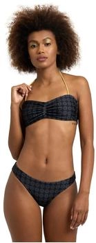 Arena Badeanzug 50th Bandeau schwarz gold