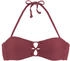 Sunseeker Bandeau-Bikini-Top rostrot