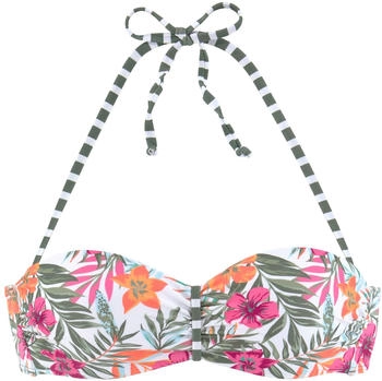 Venice Beach Venice Beach Bandeau-Bikini-Top 'Summer' weiss