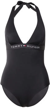 Tommy Hilfiger Badeanzug Neckholder BDS schwarz