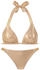 Lascana Triangel-Bikini Rio goldfarbene Zierschnallen
