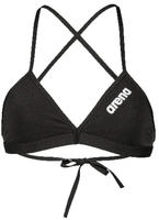 Arena 004768550, Arena - Women's Team Swim Top Tie Back Solid - Bikini-Top Gr 32