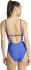 Adidas 3-Streifen-U-Back-Badeanzug semi lucid blue/white
