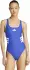Adidas 3-Streifen-U-Back-Badeanzug semi lucid blue/white